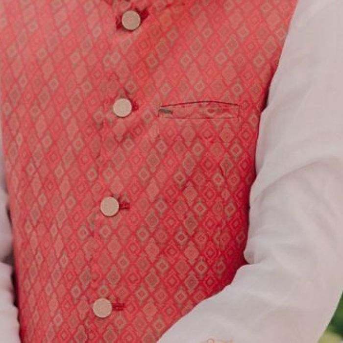 Forest Green Panjabi detail 3