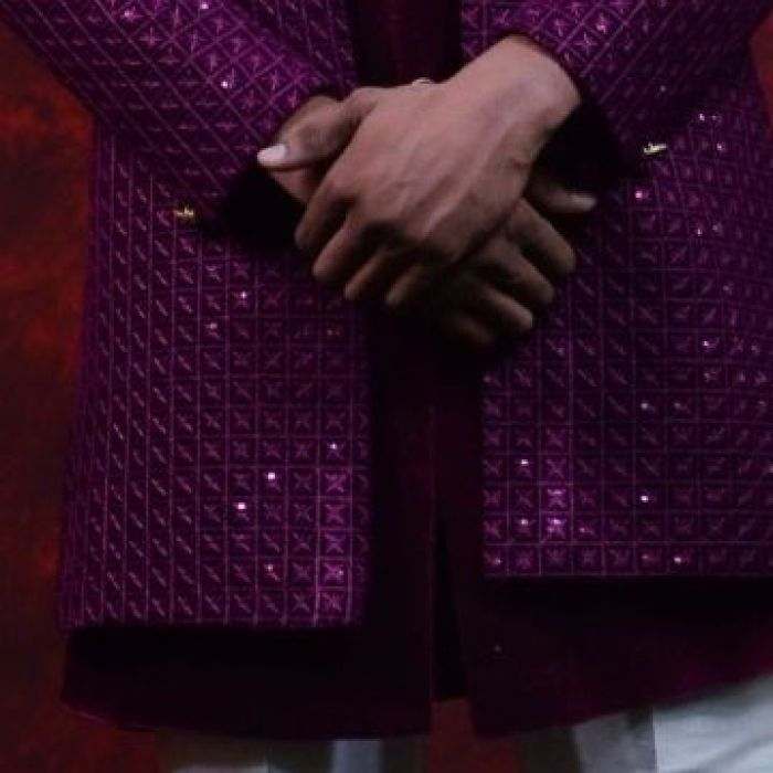 Saffron Festive Panjabi detail 3